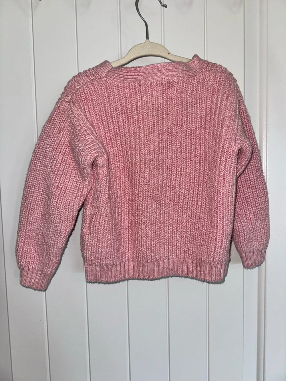 Old Navy Pink Chunky Knit Button-Front Cardigan